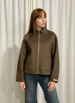 Veste Courte En Laine