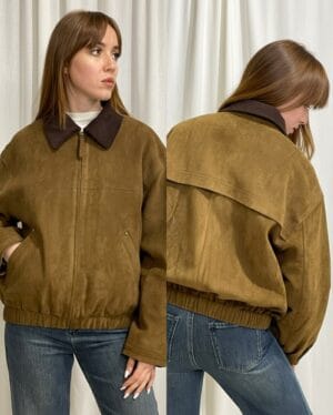 Veste Vintage En Daim