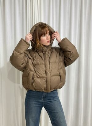 Doudoune Courte à Capuche