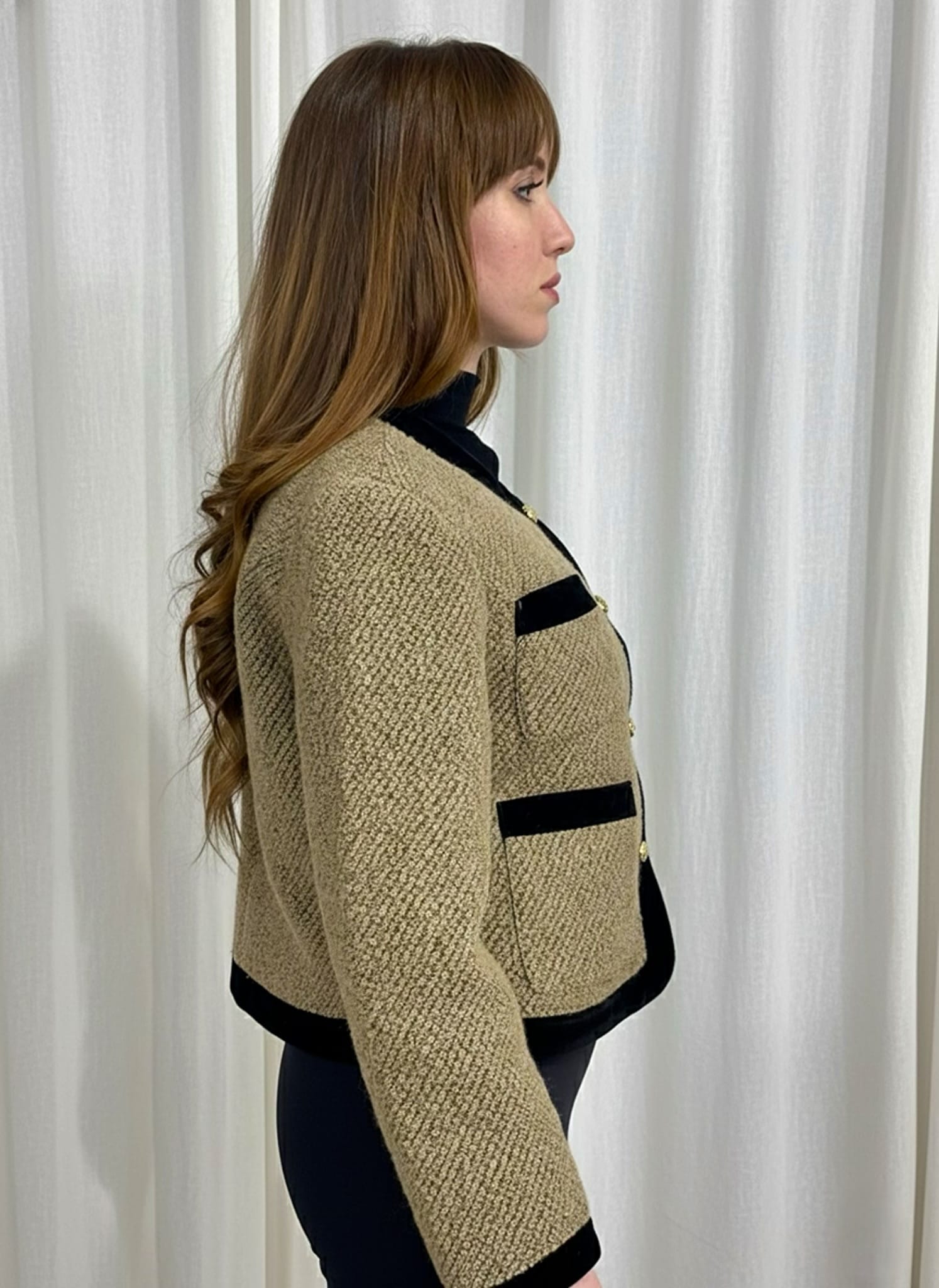Blazer CHANEL Velour/Tweed – Image 3
