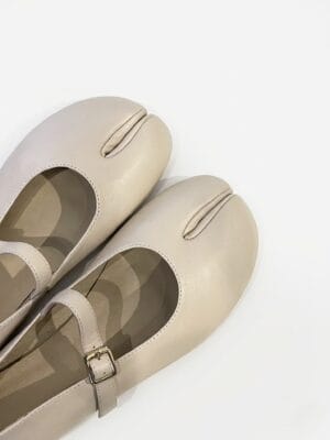 Ballerine Tabi en cuir