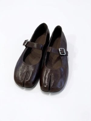 Ballerines Tabi chocolat